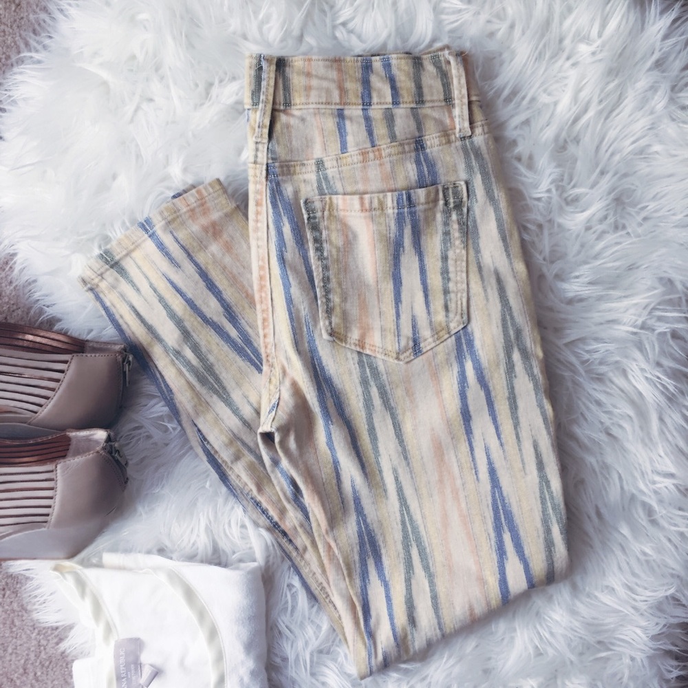 ℓσfт • paттerned ѕĸιnny jeanѕ
