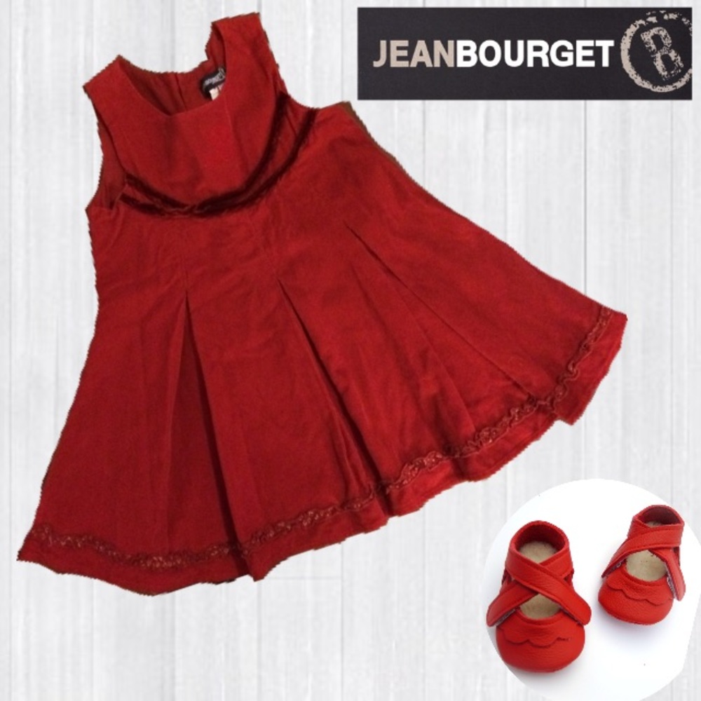 JEAN BOURGET Red Dress⭐️🌷