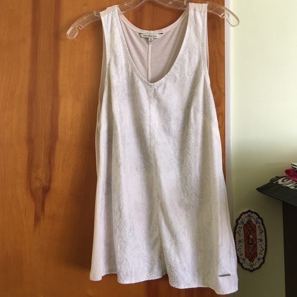Calvin Klein White Tank Top