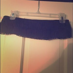 Leg Avenue Fringe Micro Skirt