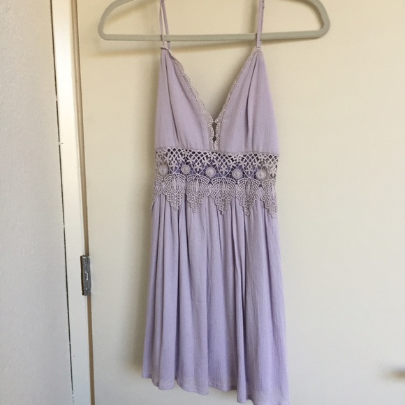 Tobi Totally Crushed Crochet Dress, Sz Small