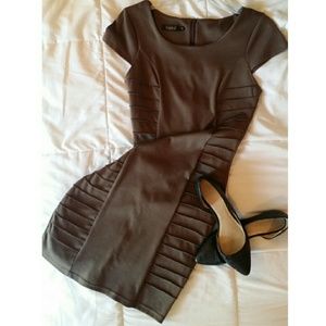 Knee-length winter dress