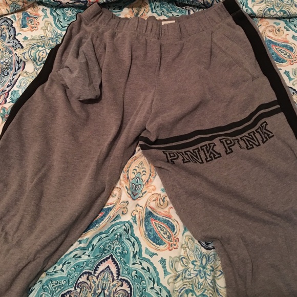 PINK vs boyfriend sweatpants