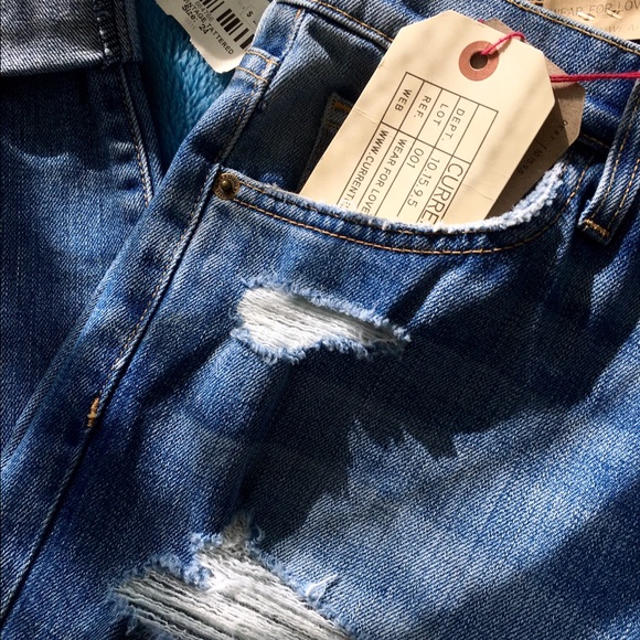 Current/Elliott "The Fling" Vintage Tattered Jeans - Picture 3 of 7