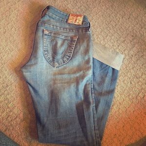 True Religion brand jeans.