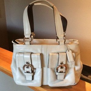Coach Cream Purse