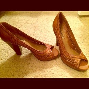 American Eagle open toe heels. Size 7.