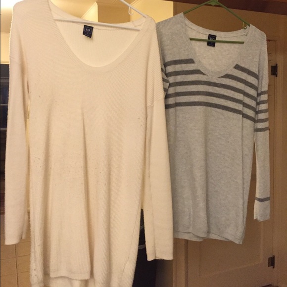 Two Gap maternity sweaters
