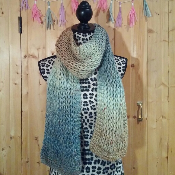 Ombre Super Soft Knit Scarf