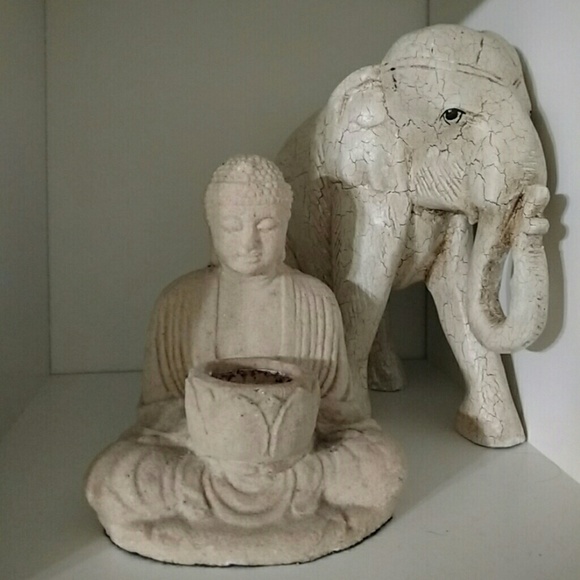 Candle holder Buddha decor
