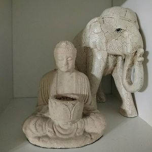 Candle holder Buddha decor