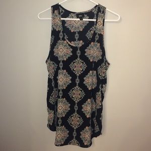 Printed Racerback tank