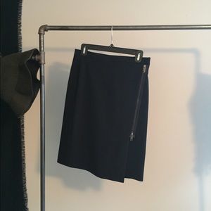 DKNY pencil skirt with asymmetrical zip