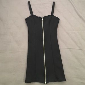 H&M bodycon mini black dress