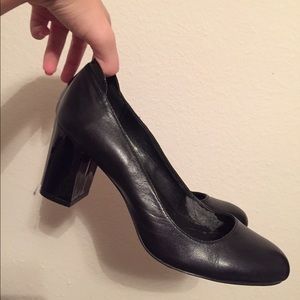 Calvin Klein block heels