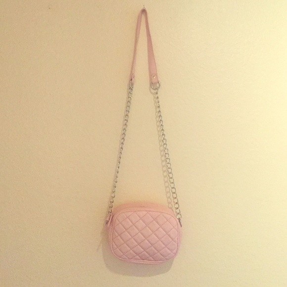 Pink quilted going out bag💗