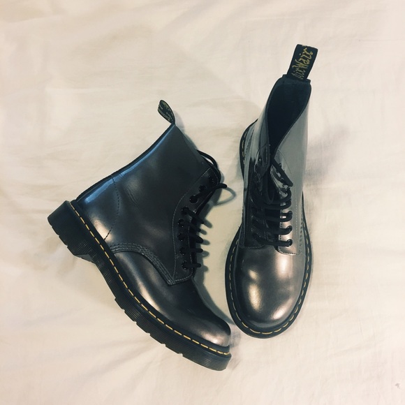 Metallic Dr. Martens Boots