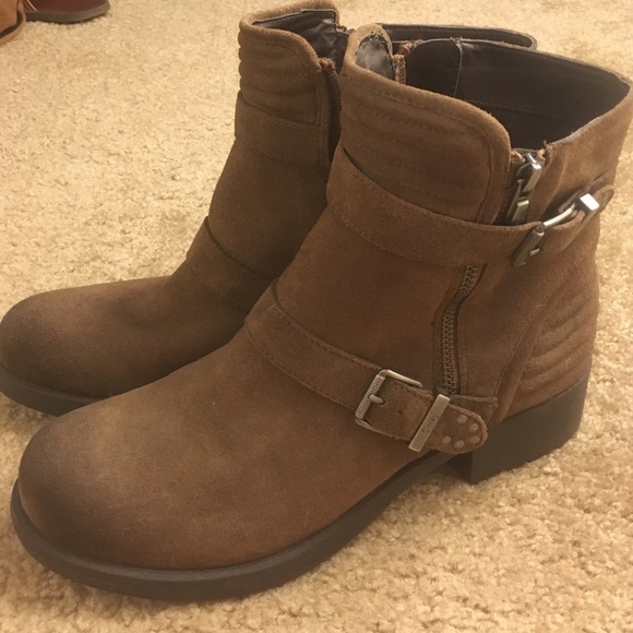 Brown Sam Edelman Ankle Booties Boots