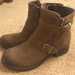 Brown Sam Edelman Ankle Booties Boots