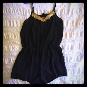 Chiffon studded romper *boutique*
