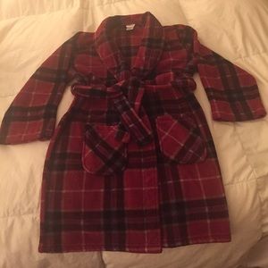Plush Plaid Boys Robe.