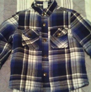 Thick Flannel Boys Jacket