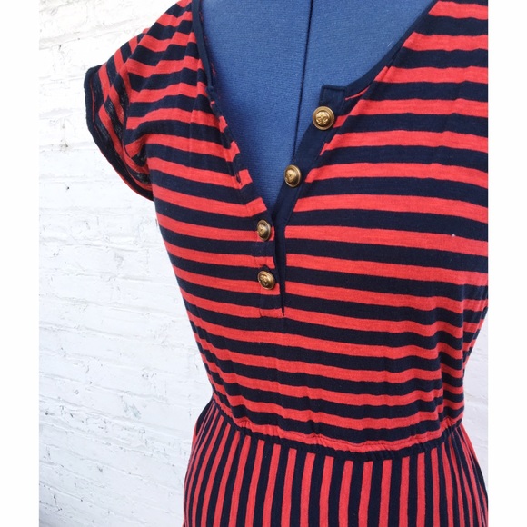 Forever 21 Stripe Sailor Drop Waist Dress - Picture 2 of 4