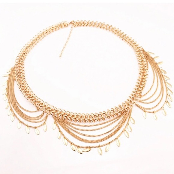 Boho Gold Body Hip Chain - Picture 2 of 3