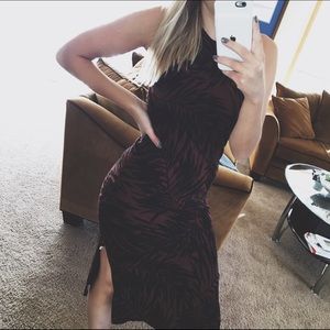 Vans Printed Dress with Slit