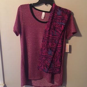LuLaRoe OS Leggings/Sparkle XS Classic T