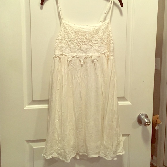 Boho White lace dress
