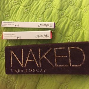 Naked Palette & colourpop lip things