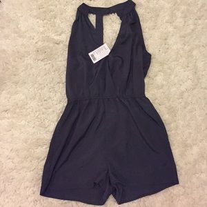 NWT Sparkle & Fade UO dark grey romper