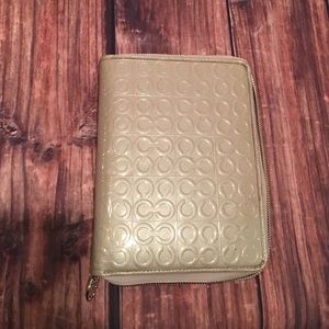Coach grey planner