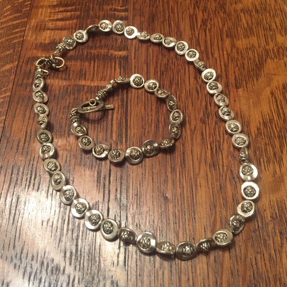 Silver Necklace & Bracelet - Picture 1 of 3