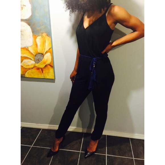 Missguided Pants - Wrap style jumpsuit