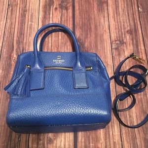 Kate Spade cobalt blue hand bag