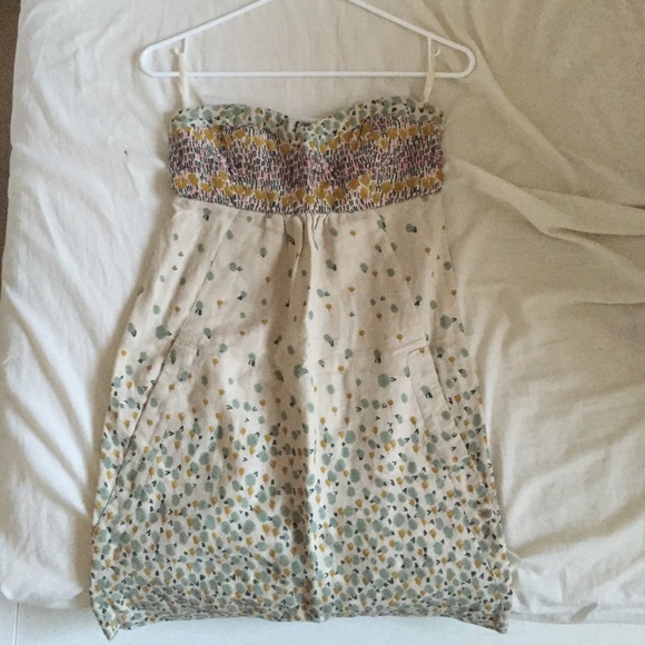 Strapless dress from urban outfitters