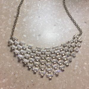 Gold statement necklace