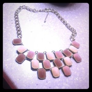 Gold statement necklace