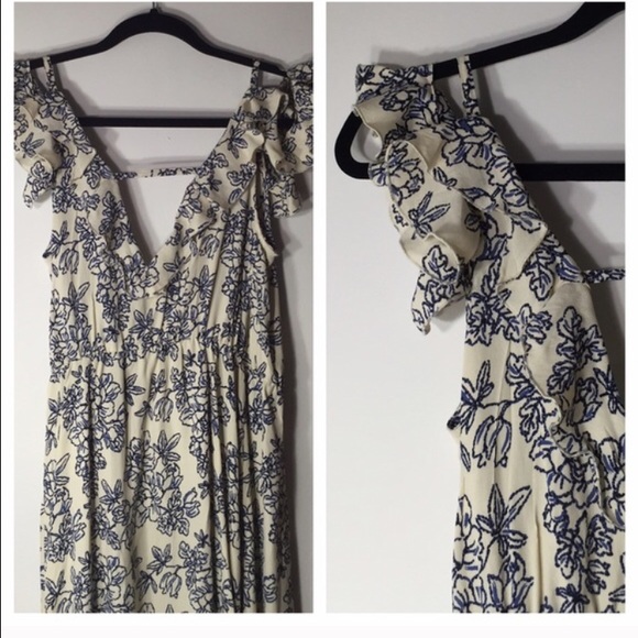 Top shop floral wrap dress