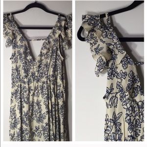 Top shop floral wrap dress