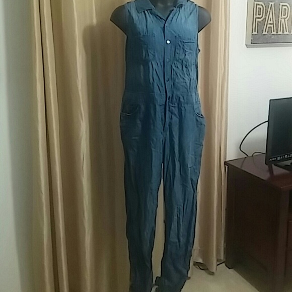 Forever 21 denim jumpsuit