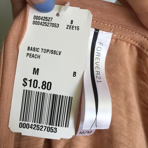 Forever 21 crop jersey top - Picture 3 of 4