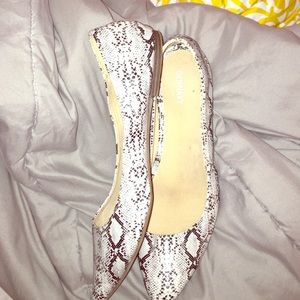 Snake pattern flats!