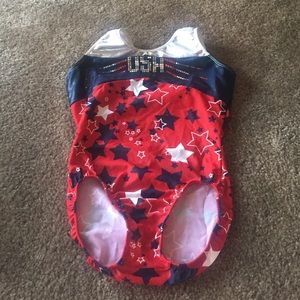 ✨ USA Patriotic gymnastics leotard. ✨