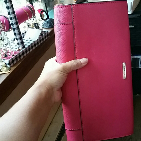 Nwt pink Rebecca Minkoff  clutch - Picture 3 of 3