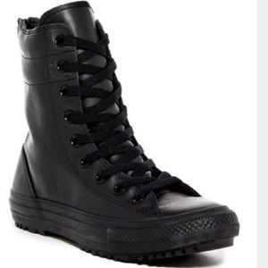 Black Converse Rainboots