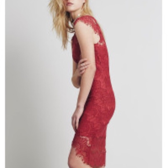 Free People Peekaboo Lace Dress