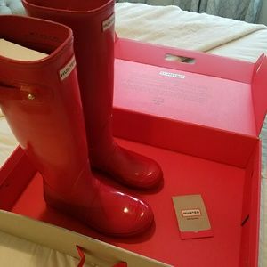Red Hunter Rain Boots